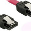Delock egyenes/egyenes 20cm piros SATA kábel
