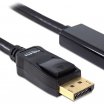 Delock 1m Displayport 1.1 male - HDMI-A male kábel, fekete