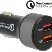 Delock 2x USB Typ-A Qualcomm Quick Charge 3.0 autós töltő
