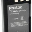 Phottix Nikon EN-EL9a 1600mAh utángyártott digitális kamera akkumulátor