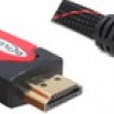 DeLock HDMI-A 19 Pin male - papa - HDMI-A 19 Pin male - papa 90 fokos 2m kábel