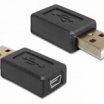 Delock 65094 mini USB-B 5-pin female - USB-A male átalakító