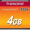Transcend 4GB 133x CompactFlash memóriakártya