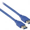 Valueline 2m USB3.0-A-A apa/apa kábel, kék