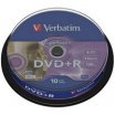 Verbatim DVD+R 4,7GB 16x DVD lemez 10db/henger