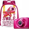 Nikon Coolpix W100 vízálló digitális kamera + táska, pink