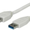Prolunga 0,8m USB3.0 A-A hosszabitó kábel, szürke