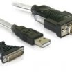 Delock USB - Soros adapter + DB9 - DB25 adapter 61308