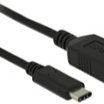 Delock 15cm USB3.1 Type-C Male - USB3.1 A Fem. fordító
