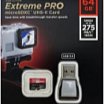 Sandisk Extreme Pro UHS-II microSDXC memóriakártya + USB3.0 adapter