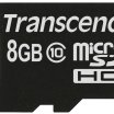 Transcend Premium 8GB Class 10 microSDHC memóriakártya