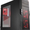 Sharkoon T28 fekete-piros számítógép ház
