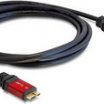 Delock 2m USB3.0 A- MicroB prémium kábel