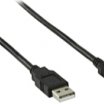 Valueline 1m USB2.0 A-microB kábel, fekete VLCT60500B10