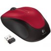Logitech Wireless Mouse M235 piros egér