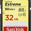 SanDisk Extreme 32GB Class 10, UHS-I, V30 SDHC memóriakártya