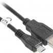 Tracer 0,5m USB A-microB kábel, fekete
