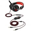 Sharkoon Rush ER2 fejhallgaró + mikrofon, fekete/piros