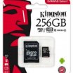Kingston Canvas Select 256Gb Class 10 UHS-I microSDXC memóriakártya + adapter