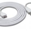 Roline 1,8m USB3 Bmicro M - 2x USB3.0 A M kábel, fehér
