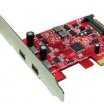 Roline 2x USB 3.0 Type-C PCIE bővítő kártya