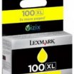 Lexmark 100XL Yellow tintapatron