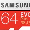 Samsung EVO Plus MB-MC64GA/EU 64Gb UHS-I U3 microSDXC memóriakártya
