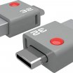 Emtec DUO 32Gb USB3.0+USB-C 2 in 1 pendrive, szürke