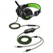 Sharkoon Rush ER2 fejhallgaró + mikrofon, fekete/zöld