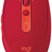 Logitech M590 Silent Wireless optikai egér, piros