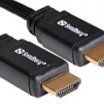 Sandberg 3m HDMI M - HDMI M 2.0 4K Dualview 21:9 kábel, fekete