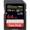 Sandisk Extreme Pro 64Gb C10, U3, V30 SDXC memóriakártya