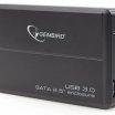 Gembird EE2-U3S-2 USB3.0 2.5' külső HDD ház, fekete