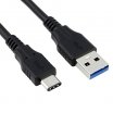 Goobay 2m USB3.0 A - USB3.1 Type C kábel, fekete